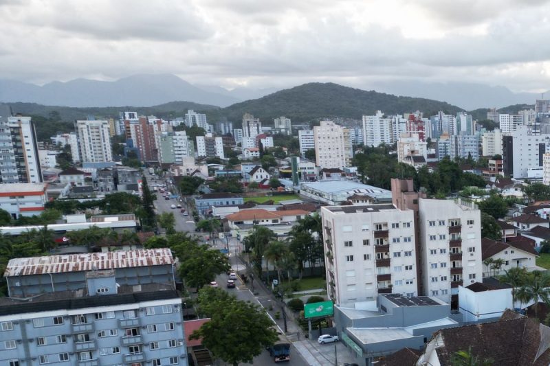 Tempo em Joinville &#8211; Foto: Carlos JR/ND