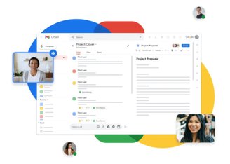 O Workspace integra serviços como Gmail, Drive e Meet.