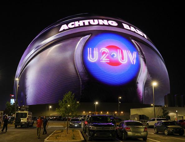 A casa de shows Sphere foi inaugurada em 2023 com shows da banda U2.