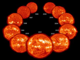 O próximo máximo solar está previsto para ocorrer até outubro de 2024.