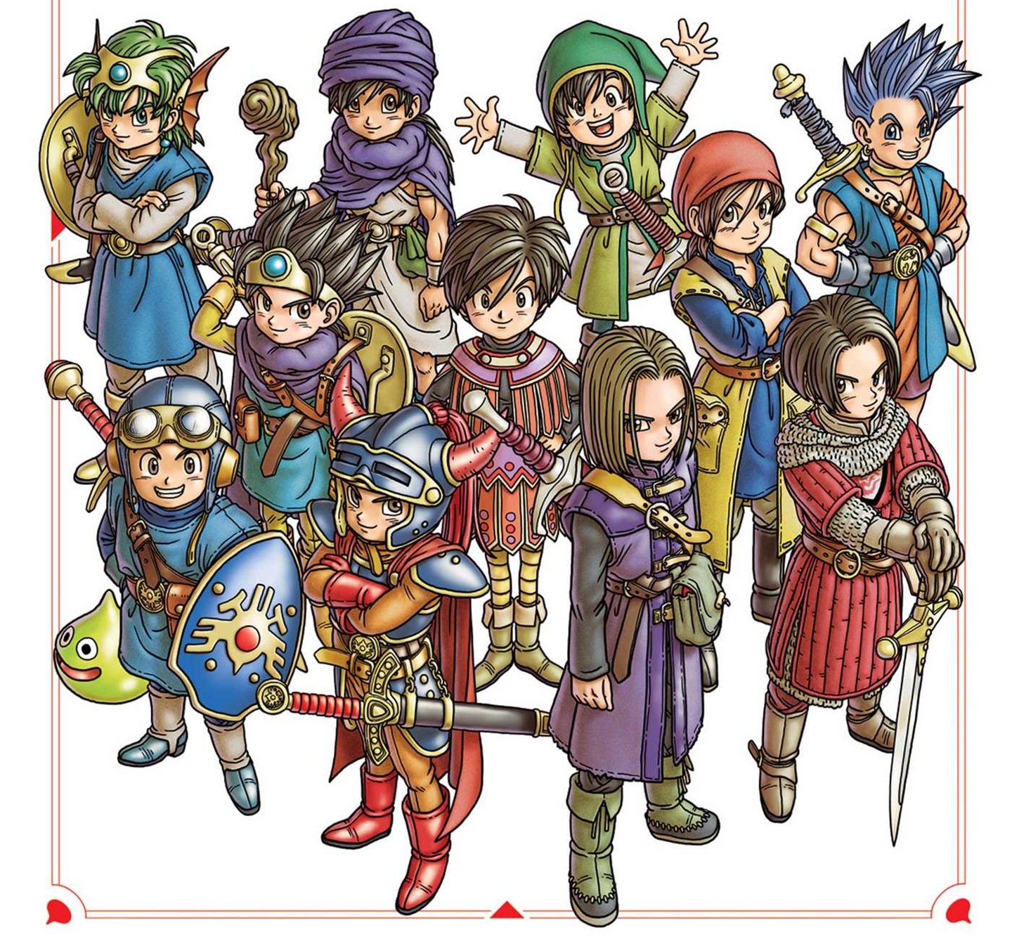 Akira Toriyama foi o responsável pela arte da franquia Dragon Quest.