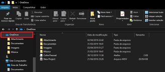 O Windows 10 e 11 contam com uma pasta integrada ao OneDrive