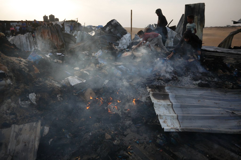 Aumentou o medo entre as pessoas em Gaza após o ataque ao campo de tendas em Rafah no fim de semana