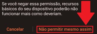 Impessa que o microfone seja utilizado sem sua permissão.