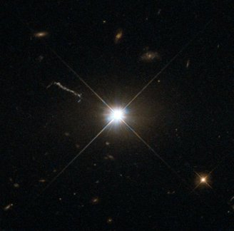 O quasar 3C273, o objeto conhecido mais quente do Universo atualmente