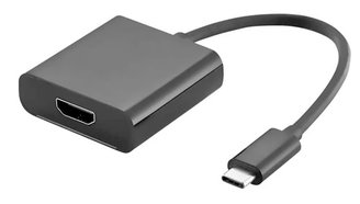 É preciso usar um adaptador USB-C com HDMI para fazer o espelhamento do notebook para a TV