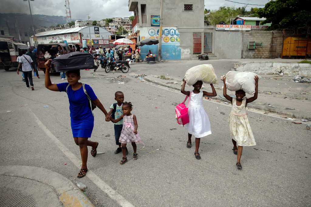 Nações Unidas registraram mais de 578 mil deslocados internos no Haiti
