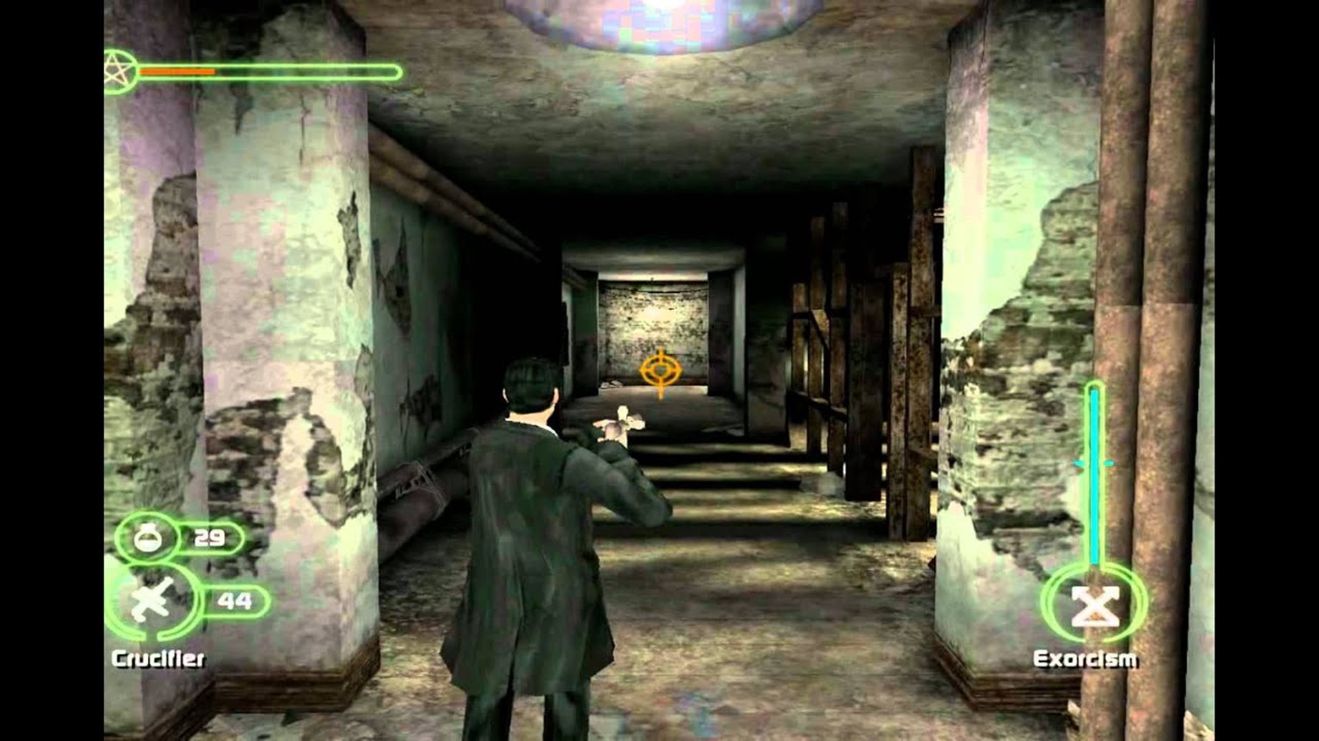 O jogo Constantine tinha um gameplay nos moldes de Max Payne.