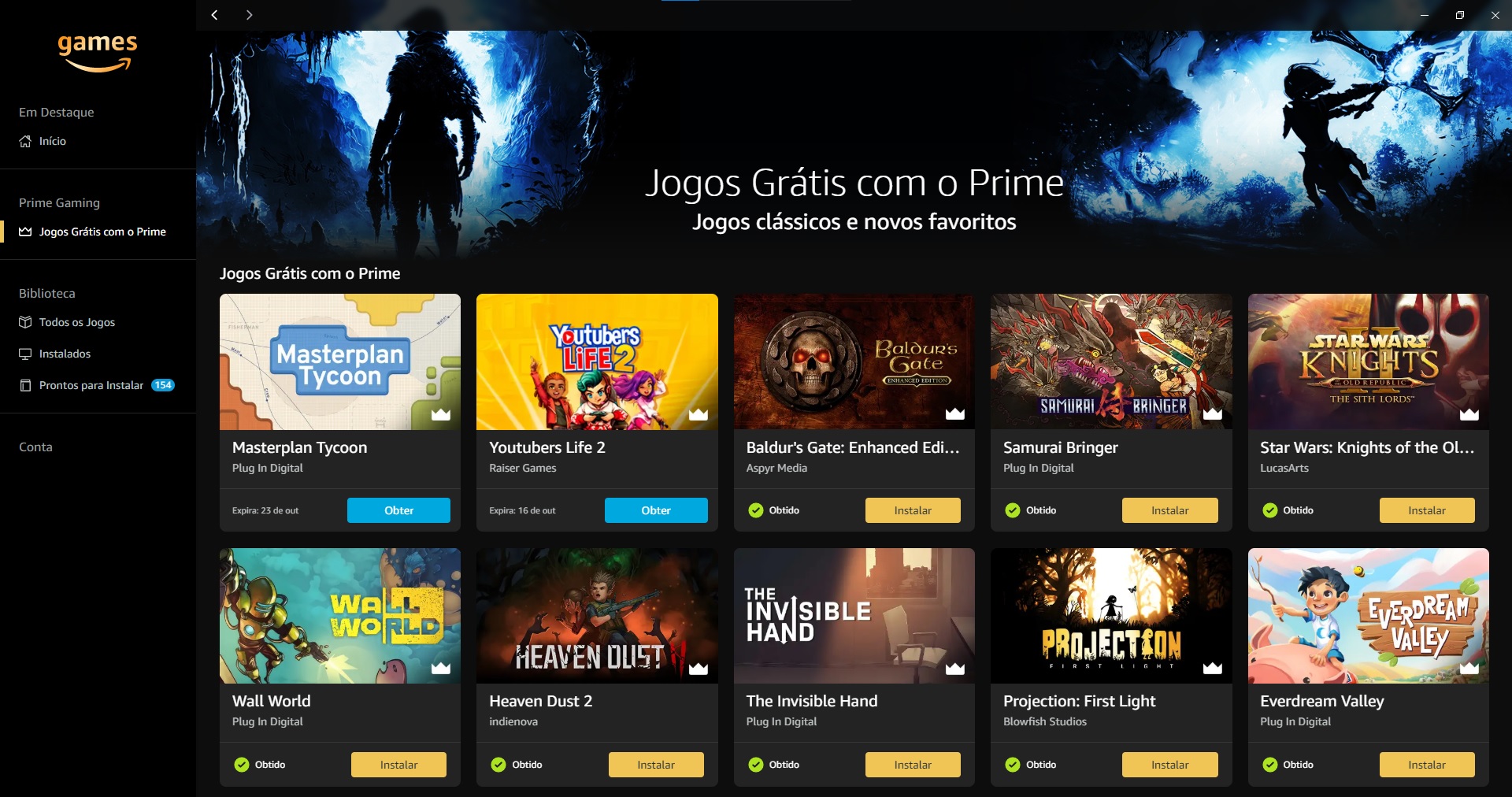 A Amazon Games é a plataforma mais recente da lista