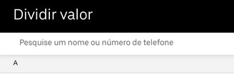 É possível escolher mais de uma pessoa para dividir o valor da viagem no Uber.