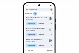 A nova seção no app do Gmail. (Imagem: Google Blog/Divulgação)