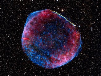 Remanescente da supernova SN 1006.