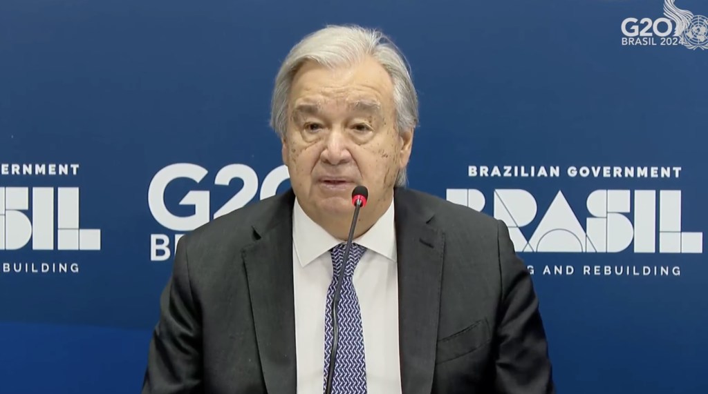 Para o secretário-geral, António Guterres, é essencial restaurar a confiança, a credibilidade e a legitimidade de cada governo e do sistema global 